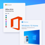 Изображение Windows 10 Home + Office 2016 Professional Plus
